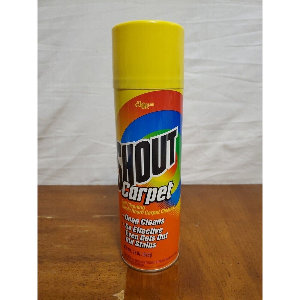 Shout Carpet Aerosol Self Cleaning Whole Room Spray Carpet Cleaner 22 oz 1997